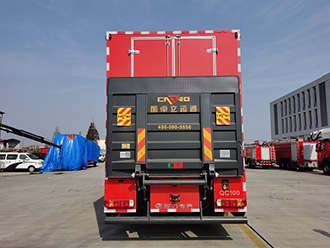 Isuzu rescue fire truck